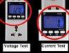 Pocket voltage Plug in Power Monitor LCD display White for industry