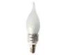 High Lumen 5 W E14 Dimmable Led Candle Bulb , 390 LM Low Energy Milky Cover