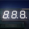 Ultra white 0.8&quot; 3 digit 7 segment led dsplay common anode for instrument panel