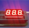 Ultra Red 0.4&quot; 3 digit segment led display common cathode for Instrument Panel