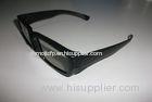 ABS Plastic Circular 3D Polarized Glasses For HP Computer CE ROHS