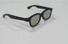 Plastic Frame Circular Polarized 3D TV Glasses , Polarized 3D Cinema Glasses