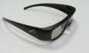 Black Frame Plastic Circular Polarized 3D Video Glasses For Cinema CE