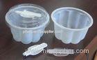 250ml Clear Dessert Disposable Ice Cream Cups For Salad 5.5cm