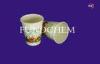 Fashion Round Biodegradable Paper Cups , Disposable / Safe