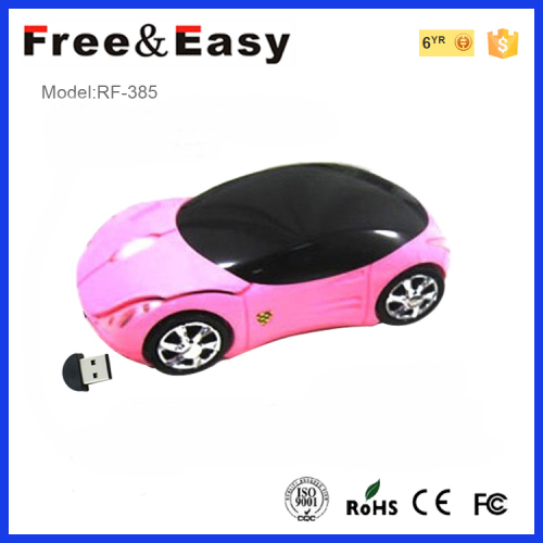 RF385 wireless gift car pink mouse