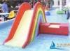 Outdoor Family Recreation Rainbow Slide Water Spraygrounds Equipment