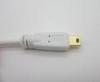 Ultra Speed 5 Pin USB To USB Connector Cable White With Nickel Plated