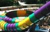 Super Bowl 19m Fiberglass Four Person Tube Amusement Park Water Slides for Kid Fun