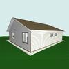 Economic 5 / 3 Bedroom Modular Homes Light Steel Frame Structure Building