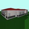 Standard Dormitory Three Bedroom Modular Homes , Light Steel Structure House