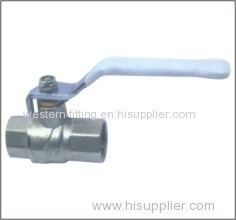 Brass Ball Valve F/F White Aluminum Handle