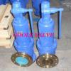 Spring loaded pressure safety valve