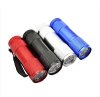 Lifeforce 9 Led Aluminum handheld Flashlight Torch Four Color Great Mini Portable Light(AAA battery type)