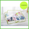 Non woven Slippers Storage Case with PVC cover 12 compartments