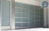 Industrial Sectional Door For Garage , Transparent Tempered Glass Sectional Door