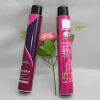 Collapsible aluminum hair color tube packaging