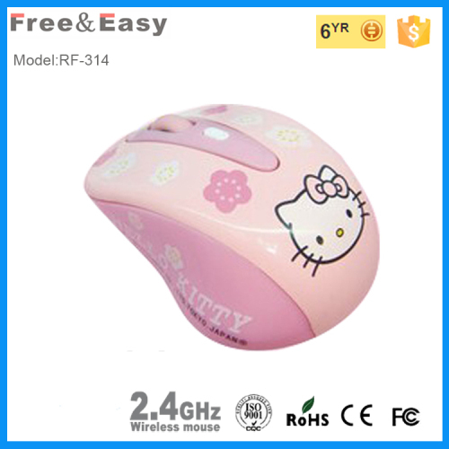 2.4g pink wireless mouse