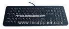 IP68 rated 106keys Silicone Industrial Keyboard with FN keys , Desktop