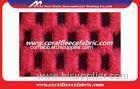 Red Clothing Material Wool Jacquard Fabric