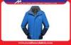 Custom Mens Outdoor Jackets / Winter Waterproof Jacket