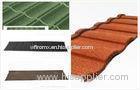 Lightweight 1340*420mm Metal Roof Tiles , durable steel Roman roofing tiles