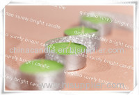 China candle factory wedding decorative green color big tealight candle