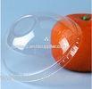 90mm Disposable Clear Cup Lids With Plastic Dome Eco Friendly