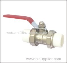 Brass Ball Valve Reduced Port Pipe Connector