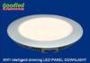 Remote Control Dimmable Round LED Panel Downlight 13W 850LM With Natural White