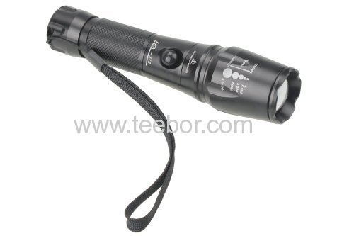UltraFire Adjustable Focus 1600 lumens 5 Mode CREE XML XM-L T6 LED Aluminum Flashlight Torch Light