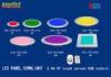 8W 560LM 2.4G RF Dimmable Recessed RGB LED Panel Light For Home