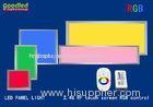33W 60x60 cm RGB Dimmable LED Panel Light For Hotel, 2.4G RF Control, Flush Mount