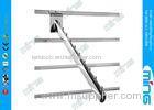 Metal Slatwall Store Display Shelving with 11 Ball Sloping Arm