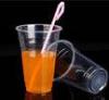 550ml Clear Disposable Smoothie Cups Eco Friendly For Milky Tea