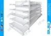 Double Sided Food Storage Retail Display Shelves , Heavy Duty Wall Shop Gondola Shelf