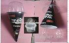 200ml Plastic Lid Disposable Ice Cream Cups Paper With Cone Shape