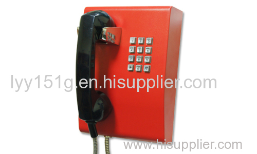 Vandal Resistant Handset Telephones Bank Service JR206-FK