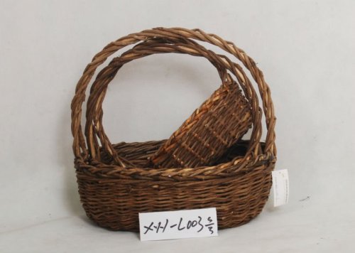 Miniature Wicker Gift Basket for business gift for christmas use