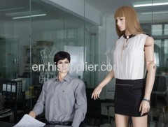 Movable male mannequin display