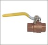 Brass Ball Valve Bronze Color Painted