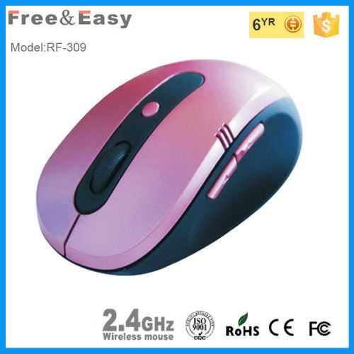 Support Mix Color Order Gift Box Package Super Slim 1000/1200/1600 DPI 5 Keys Optical 2.4G Wireless Mouse