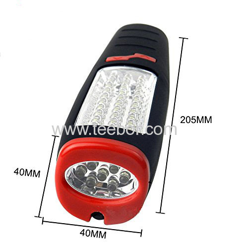 30 + 7LED light aftermarket lights work lights repair lights can be used as a flashlight containing hook with magnet