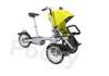 Safety Stable Portable Folding Bike , Foldable Tricycle Stroller Bicycles
