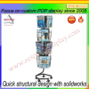 2015 wholesale custom new product rotating metal display stand display rack