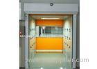 Automatic PVC Rolling Shutter Door Stainless Steel Air Shower Room With Micro-electronics PLC Contr