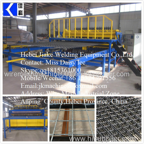 Cold Rolling Steel Ribbed Rebar Wire Mesh Welding Machines 