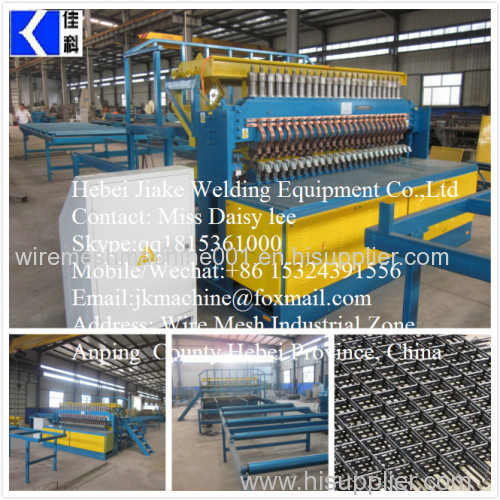 Cold Rolling Steel Ribbed Rebar Wire Mesh Welding Machines 