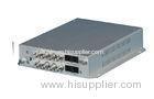 Digital Fiber Optic Transceiver Single Mode or Multi Mode AV Transmission 8CH BNC Input
