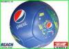 Promotional Blue Pepsi PVC Leather Soccer Ball Size 5 , 6 Panel Football